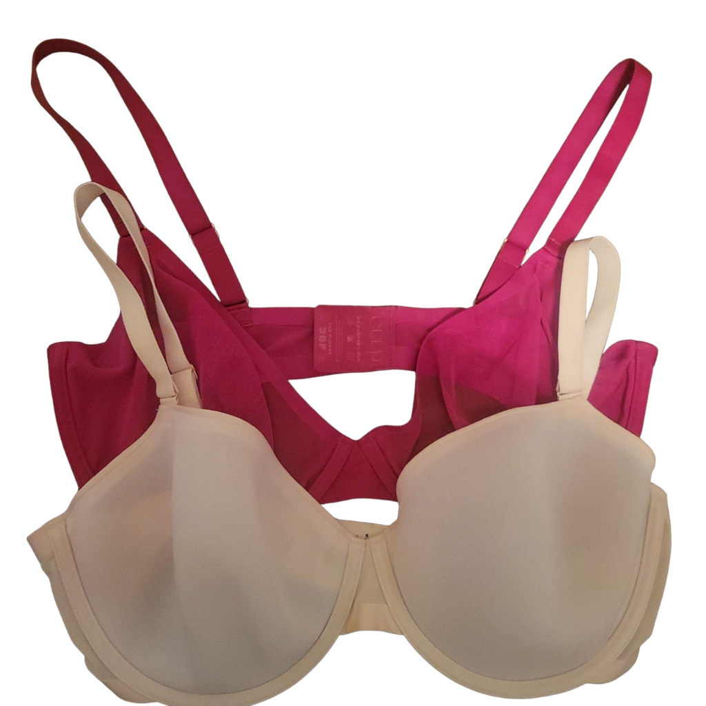 Cuup Pink And Cream Bras